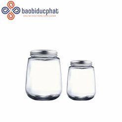 Hũ đựng sữa chua thủy tinh trong suốt 350ml/ 500ml