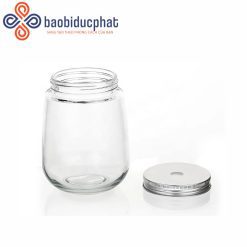 Hũ đựng sữa chua thủy tinh trong suốt 350ml/ 500ml