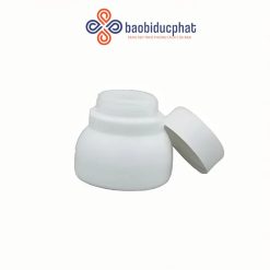 Hũ kem thủy tinh tròn thủy tinh màu trắng 50g
