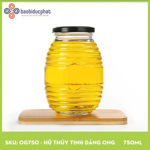 Hũ thủy tinh dáng con ong 700ml