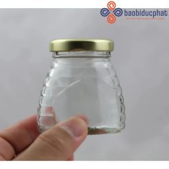 Hũ thủy tinh dáng độc đáo đựng đồ ăn 80ml