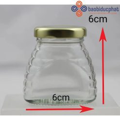 Hũ thủy tinh dáng độc đáo đựng đồ ăn 80ml