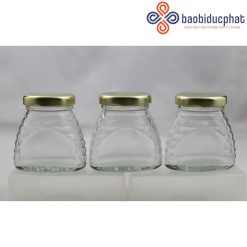 Hũ thủy tinh dáng độc đáo đựng đồ ăn 80ml