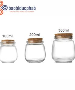 Hũ thủy tinh đựng bánh pudding trong suốt 100l 200ml 300ml