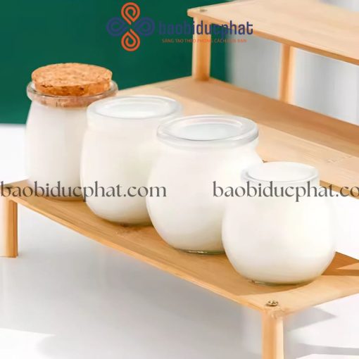 Hũ thủy tinh đựng bánh pudding trong suốt 100l 200ml 300ml