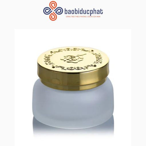 Hũ thủy tinh đựng kem dưỡng da màu đỏ/ xanh lá/ mờ/ xám 30g 50g