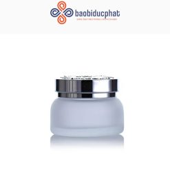 Hũ thủy tinh đựng kem dưỡng da màu đỏ/ xanh lá/ mờ/ xám 30g 50g