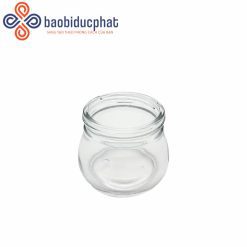 Hũ thủy tinh đựng kem dưỡng da màu trắng mờ/ trong suốt 120g