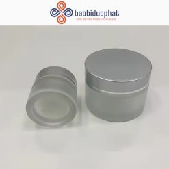 Hũ thủy tinh đựng kem dưỡng da trắng mờ 30g