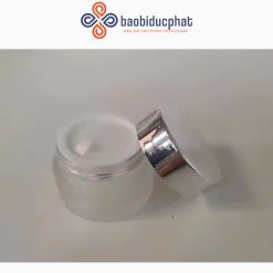 Hũ thủy tinh đựng kem dưỡng da trắng mờ 30g