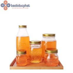 Hũ thủy tinh đựng mật ong nhiều dung tích