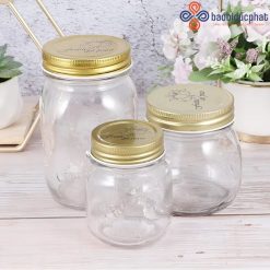 Hũ thủy tinh đựng mật ong nhiều dung tích