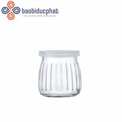 Hũ thủy tinh đựng sữa chua dáng sọc 200ml