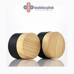 Hũ thủy tinh mờ màu đen đựng mỹ phẩm 15g 30g 50g