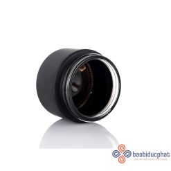 Hũ thủy tinh mờ màu đen đựng mỹ phẩm 15g 30g 50g