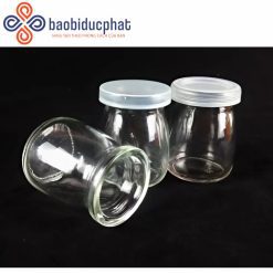 Hũ thủy tinh nhỏ đựng sữa chua trong suốt 100ml 150ml 200ml