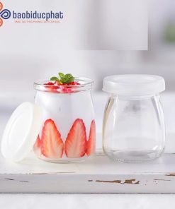 Hũ thủy tinh nhỏ đựng sữa chua trong suốt 100ml 150ml 200ml