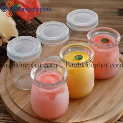 Hũ thủy tinh nhỏ đựng sữa chua trong suốt 100ml 150ml 200ml