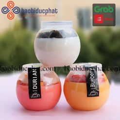 Hũ thủy tinh trong suốt đựng sữa chua 120ml 200ml