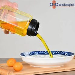 Lọ thủy tinh lục giác có nắp nhựa đựng mật ong 300ml 500ml