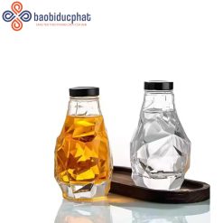 Lọ thủy tinh thiết kế độc đáo đựng mật ong 350ml