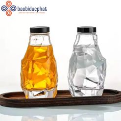 Lọ thủy tinh thiết kế độc đáo đựng mật ong 350ml