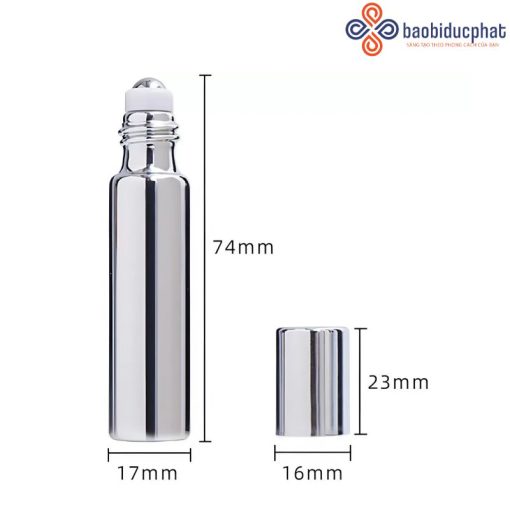 Chai chiết thủy tinh bi lăn đựng tinh dầu 5ml 10ml