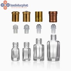 Chai lăn tinh dầu hình bát giác sang trọng 3ml 6ml 9ml 12ml