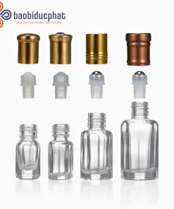 Chai lăn tinh dầu hình bát giác sang trọng 3ml 6ml 9ml 12ml