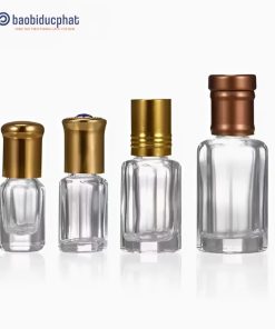 Chai lăn tinh dầu hình bát giác sang trọng 3ml 6ml 9ml 12ml