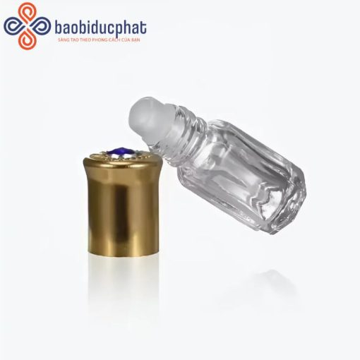 Chai lăn tinh dầu hình bát giác sang trọng 3ml 6ml 9ml 12ml