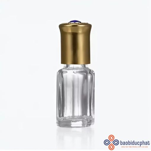 Chai lăn tinh dầu hình bát giác sang trọng 3ml 6ml 9ml 12ml