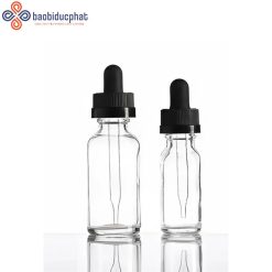 Chai nhỏ giọt thủy tinh trong suốt đựng tinh dầu 50ml