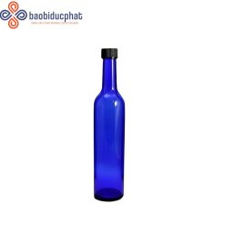 Chai rượu thủy tinh rỗng màu xanh 750ml