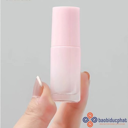 Chai thủy tinh đầu lăn đựng nước hoa màu hồng 5ml 10ml