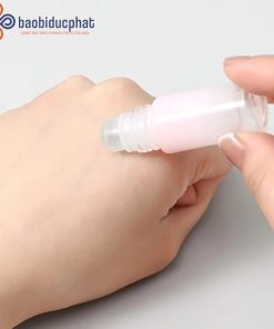 Chai thủy tinh đầu lăn đựng nước hoa màu hồng 5ml 10ml