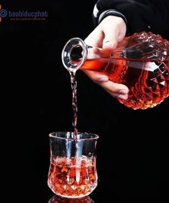 Chai thủy tinh đựng rượu mẫu giọt nước độc đáo 800ml