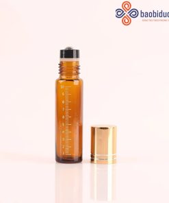 Chai thủy tinh đựng tinh dầu đầu bi lăn 5ml 10ml