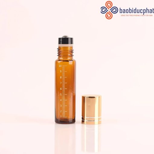 Chai thủy tinh đựng tinh dầu đầu bi lăn 5ml 10ml