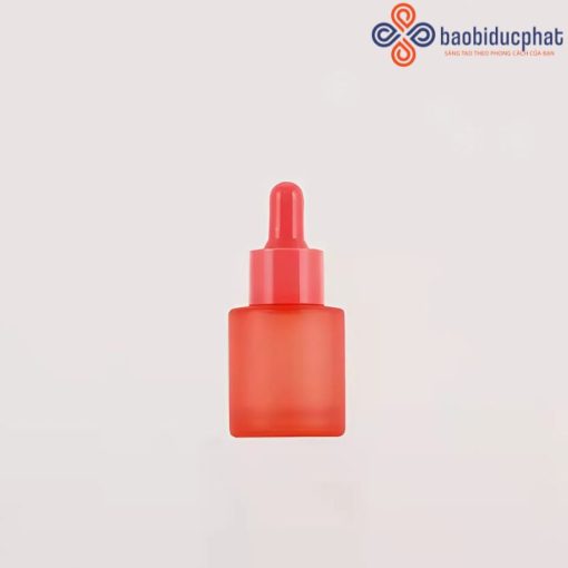 Chai thủy tinh đựng tinh dầu vai phẳng màu gradient 20ml