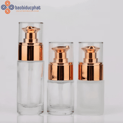 Chai thủy tinh kem nền dạng lỏng 15ml 30ml