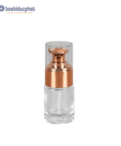 Chai thủy tinh kem nền dạng lỏng 15ml 30ml