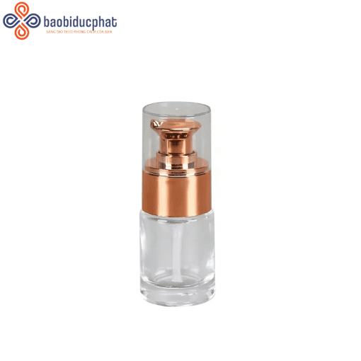 Chai thủy tinh kem nền dạng lỏng 15ml 30ml