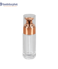 Chai thủy tinh kem nền dạng lỏng 15ml 30ml