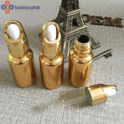 Chai tinh dầu cao cấp mạ vàng kèm ống nhỏ giọt 5-30ml