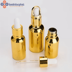 Chai tinh dầu cao cấp mạ vàng kèm ống nhỏ giọt 5-30ml