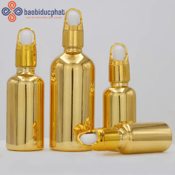 Chai tinh dầu cao cấp mạ vàng kèm ống nhỏ giọt 5-30ml