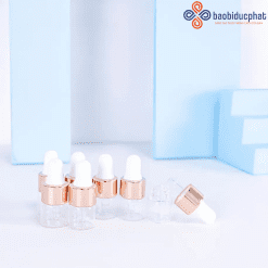 Lọ thủy tinh tinh dầu trong suốt mini nhỏ giọt 1ml