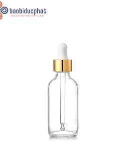 Lọ thủy tinh trong suốt đựng tinh dầu có nắp nhỏ giọt 30ml