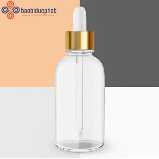 Lọ thủy tinh trong suốt đựng tinh dầu có nắp nhỏ giọt 30ml